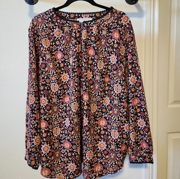 LOFT Tops - LOFT Multicolor Floral Blouse